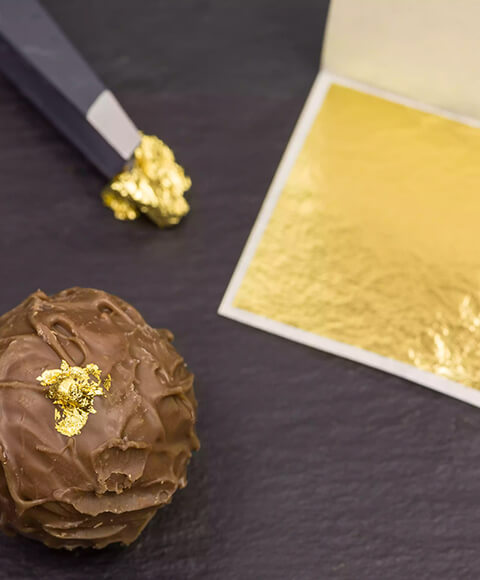  24K feuille d'or comestible